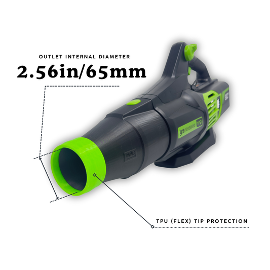 Short Nozzle for GreenWorks Blower Series 760 / 730 / 700 / 610 / 585 / 550 / 515