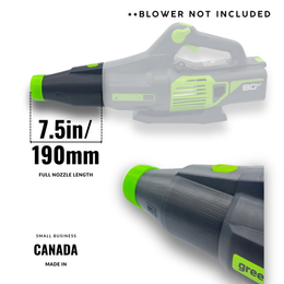 Short Nozzle for GreenWorks Blower Series 760 / 730 / 700 / 610 / 585 / 550 / 515