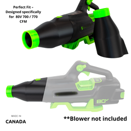 Short Nozzle for GreenWorks 80V 700 / 770 CFM Leaf Blower