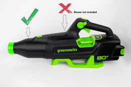 Short Nozzle for GreenWorks 80V 700 / 770 CFM Leaf Blower