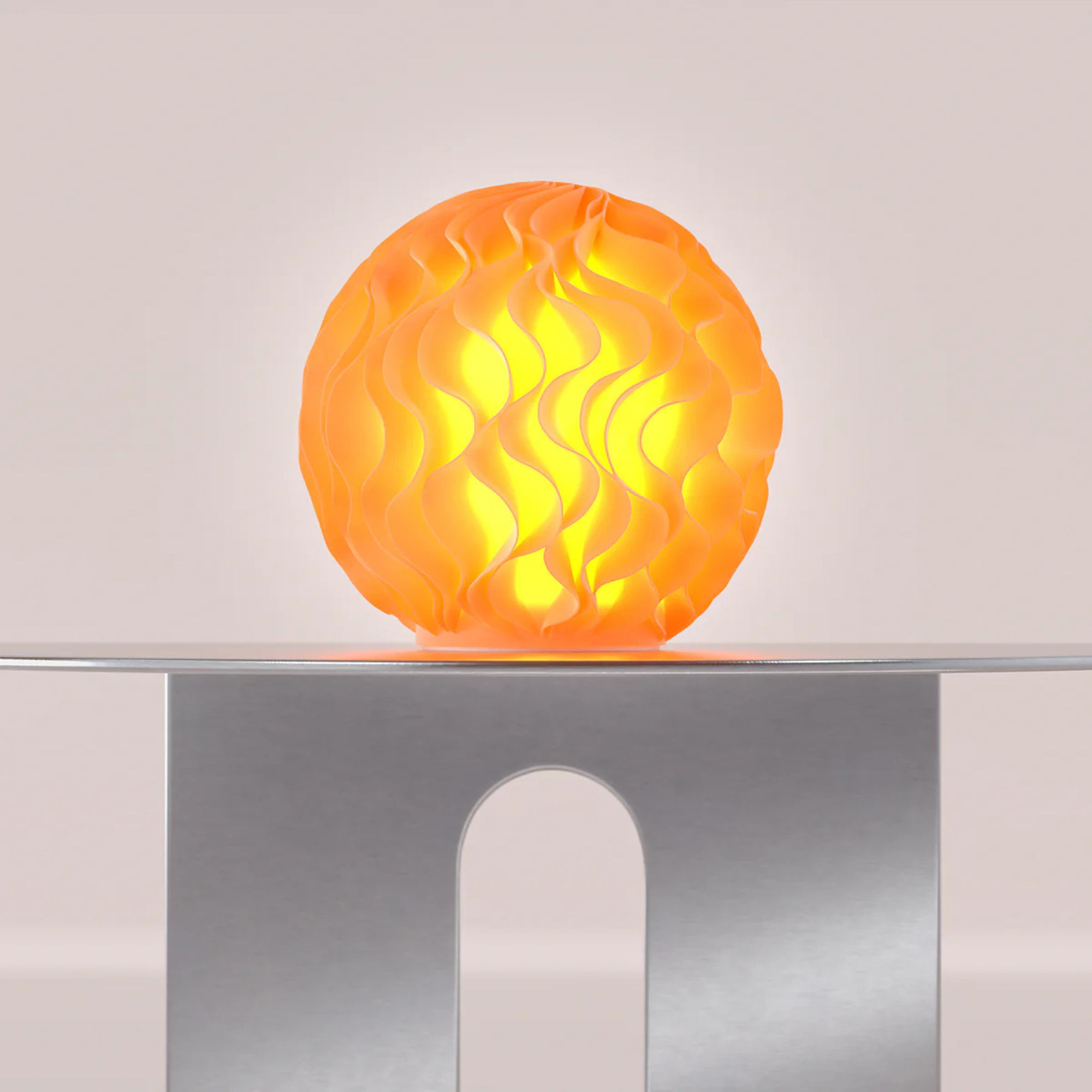 O10 Growth Sculpted Lamp Leora – unique decorative lamp for living room or bedroom