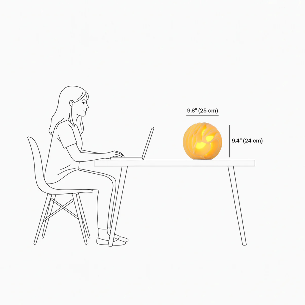 O6 Lava Sculpted Lamp Leora – premium 3D-printed designer lighting piece for modern interiors