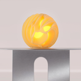 O6 Lava Sculpted Lamp  Leora