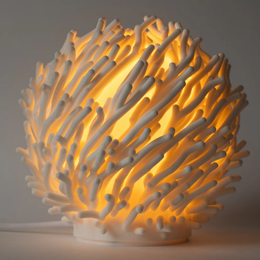 O7 Coral Sculpted Lamp  Leora